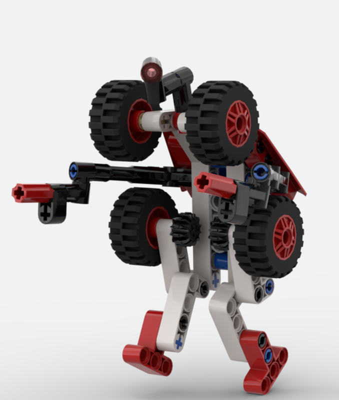 Lego TRANSFORMING 42116-1 Alt (Car-->Robot)