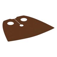 Lego Neckwear Cape, Standard, Very Short [Traditional Starched Fabric] / Reddish Brown