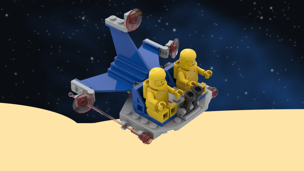 Lego Classic Space Reimagined: Two Pilot Craft 1479 - "future"