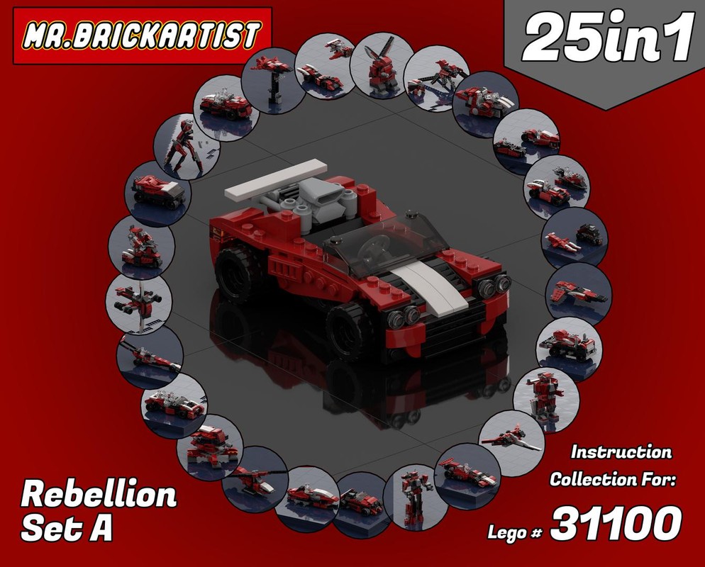 Lego Rebellion : 25in1 Set A for #31100