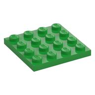 Lego Plate 4 x 4 / Bright Green