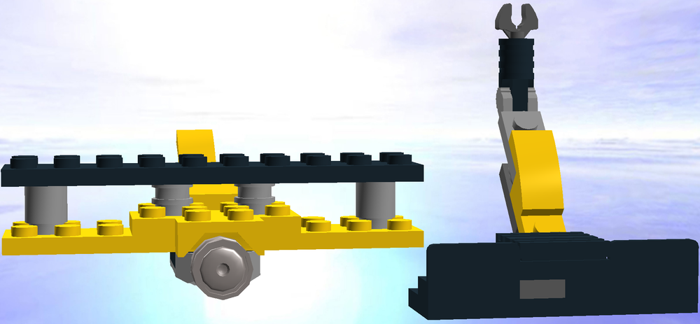 Lego Bi-plane with stand