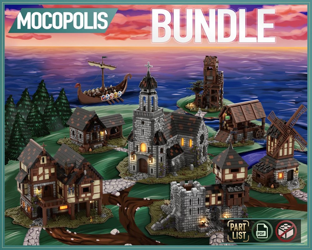 Lego Medieval Village Part 2