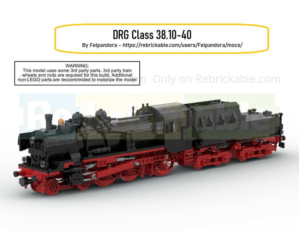Lego DRG Class 38.10-40