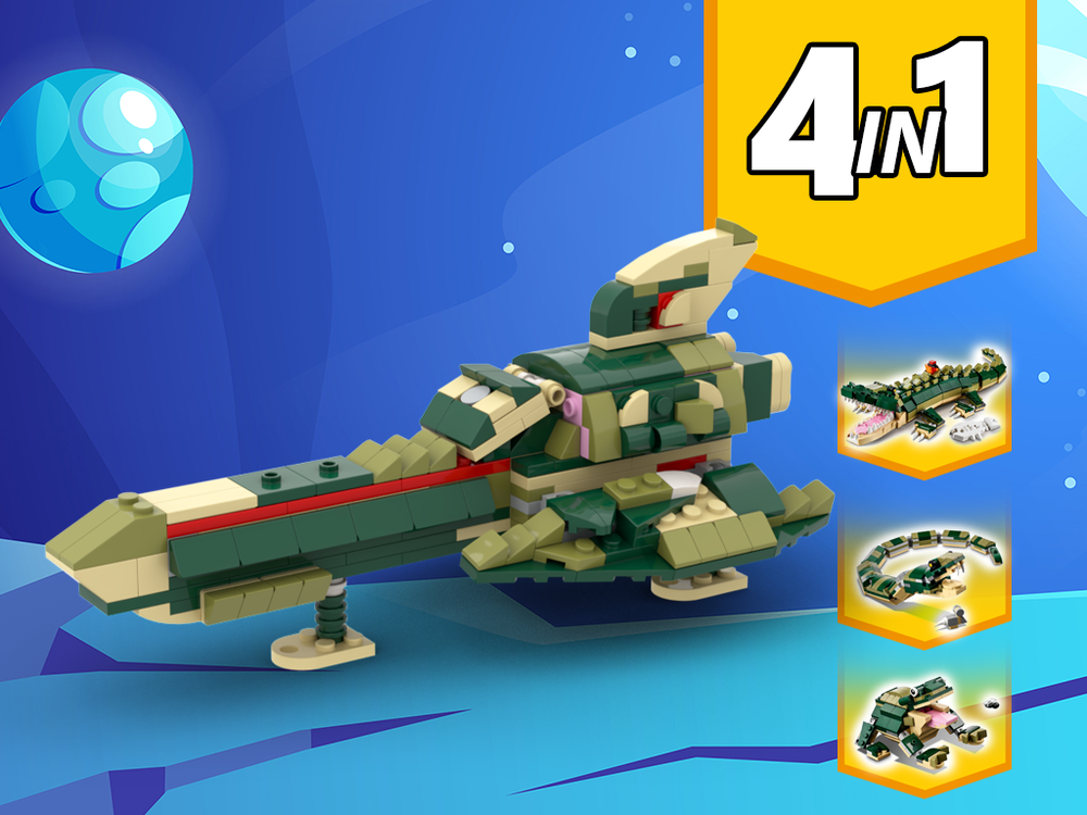Lego 31121 Space Ship Alternative Build