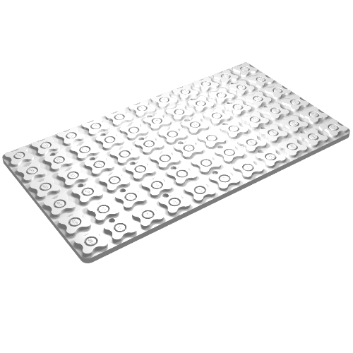 Lego Scala, Baseplate 12 x 22 / White