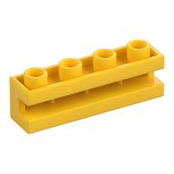 Lego Brick Special 1 x 4 with Groove / Yellow