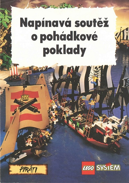 Lego 1993 Insert - Pirates Competition Czech (920625-TJE)