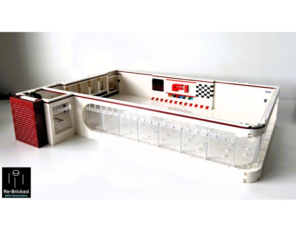 Lego F1 Formula 1 expansion floor for Motor Museum MOC-256799