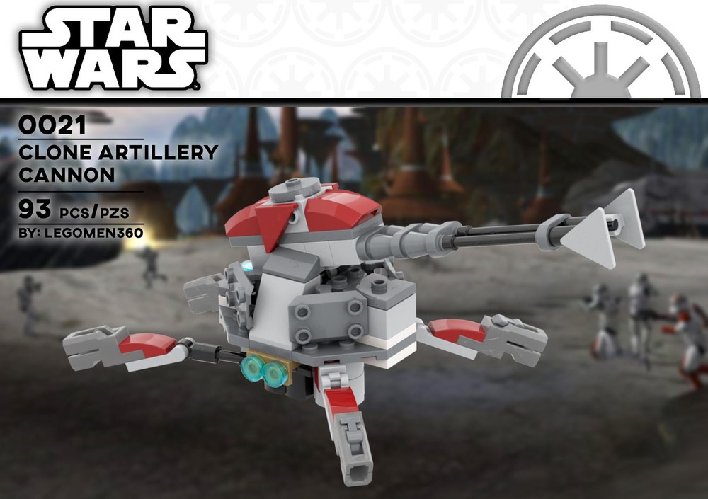 Lego Clone Artillery Cannon
