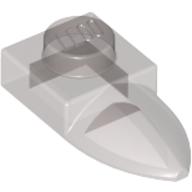 Lego Plate Special 1 x 1 with Tooth / Trans-Brown