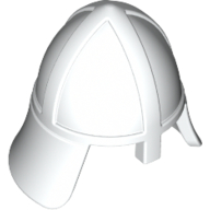 Lego Helmet Castle with Neck Protector / White