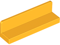 Lego Panel 1 x 4 x 1 / Bright Light Orange