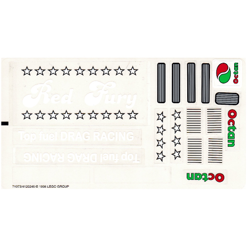 Lego Sticker Sheet for Set 5533-1 / [No Color/Any Color]