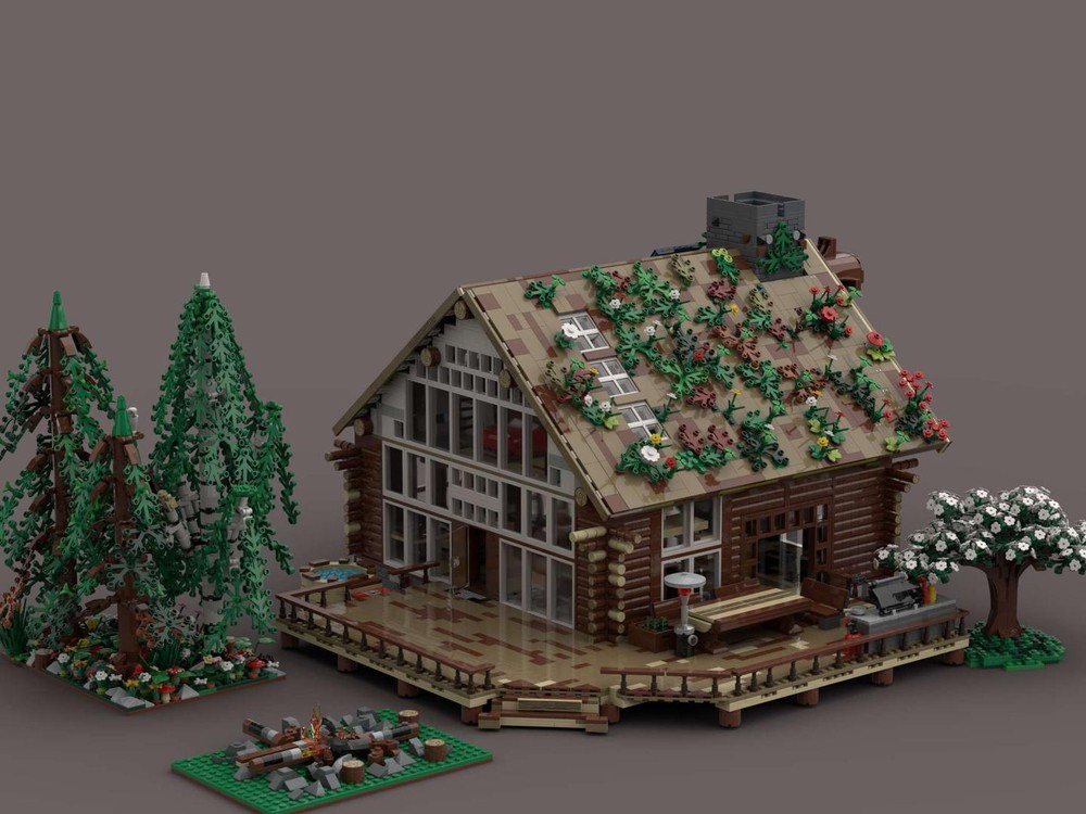 Lego Cabin The Forest Loghouse
