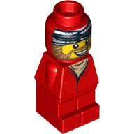 Lego Microfig Ramses Pyramid Adventurer Red