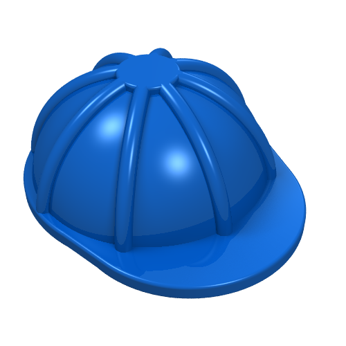Lego Helmet, Construction / Hard Hat / Blue
