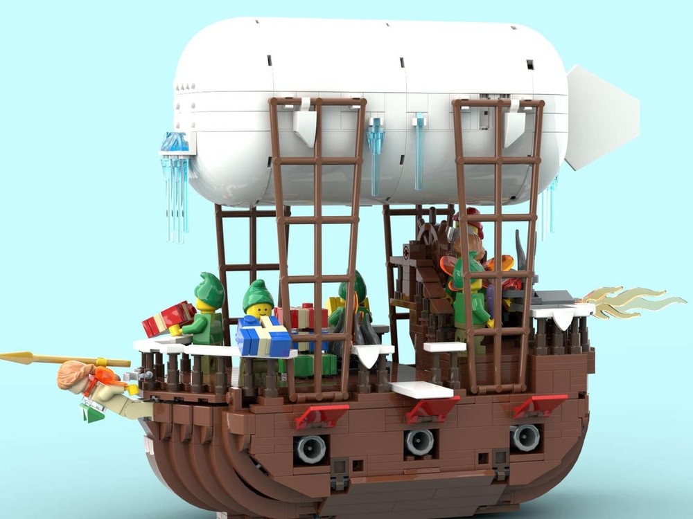 Lego Christmas Airship