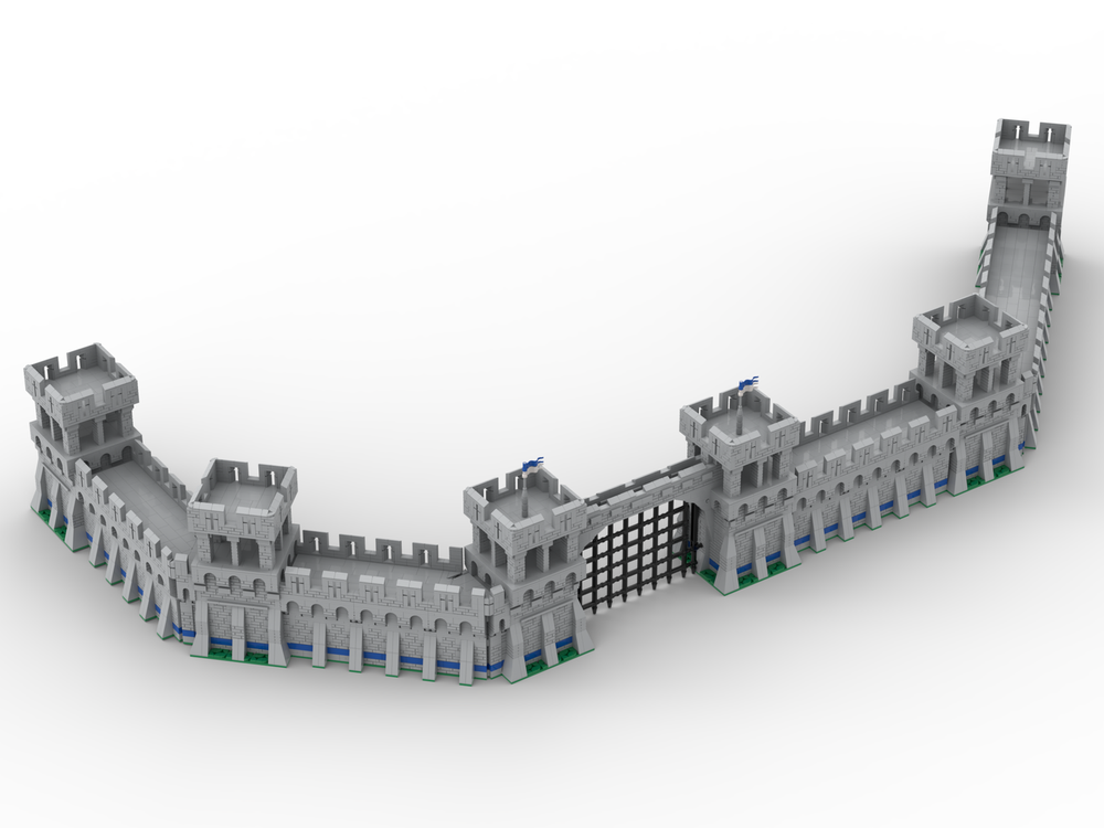 Lego Age of Empires - Stone Wall (Western European)