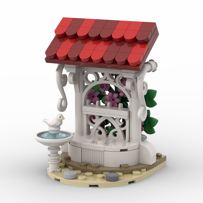Lego Marble Bench