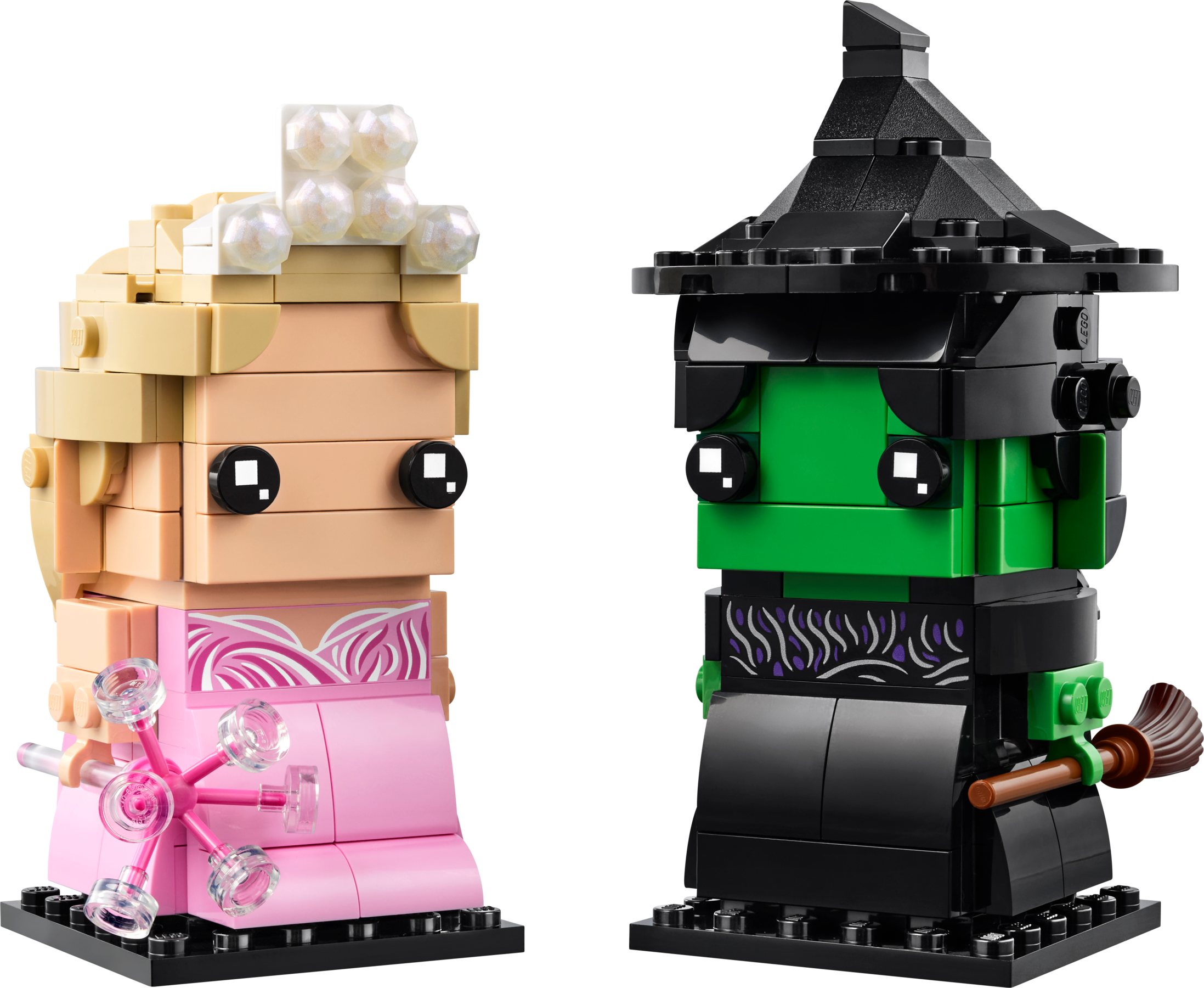 Lego Elphaba & Glinda Figures