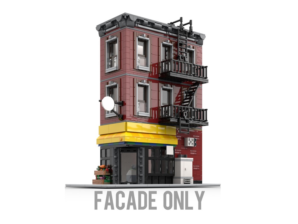 Lego Deli Grocery - FACADE ONLY