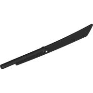 Lego Weapon Sword, Big Blade with Bar / Black