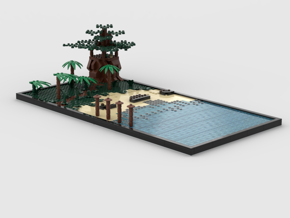 Lego Kashyyyk Diorama