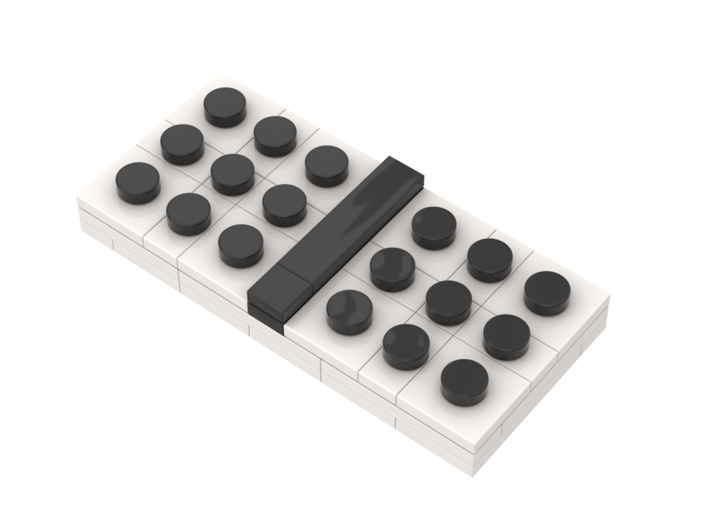Lego Double Nine Dominoes