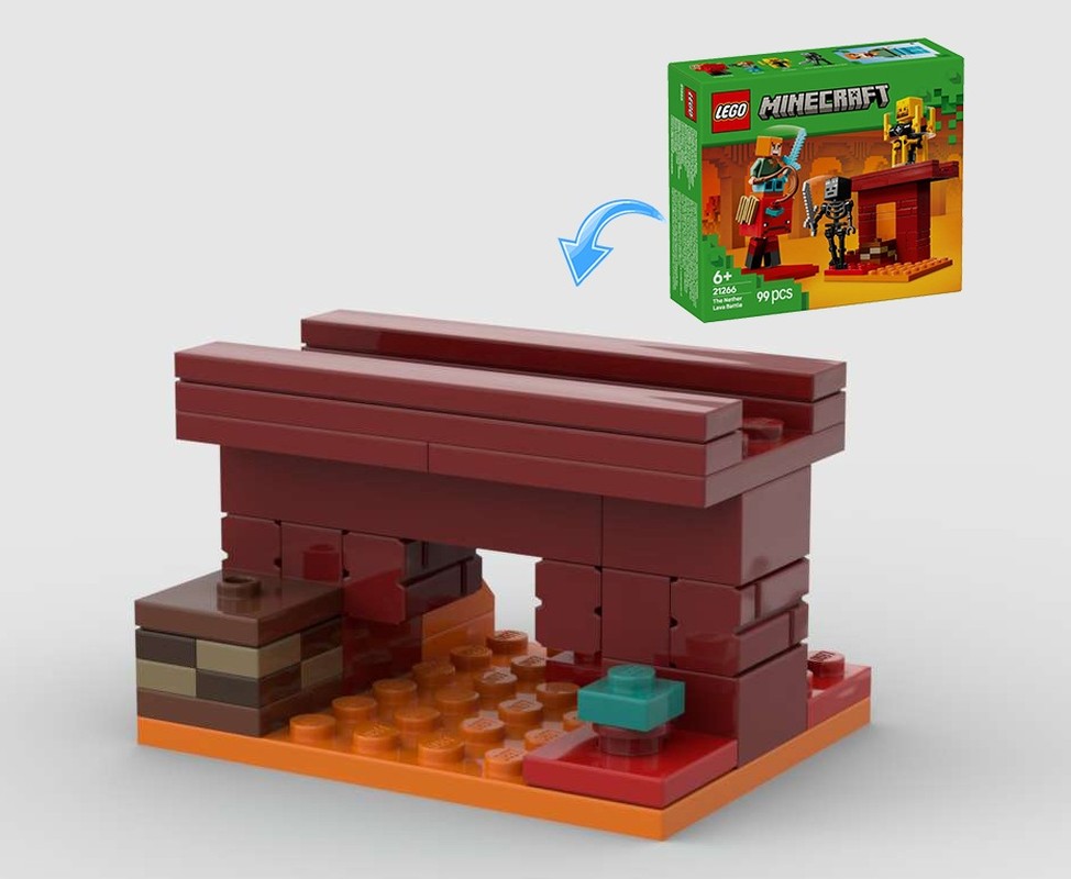 Lego Nether Fortress 21266 Alternative
