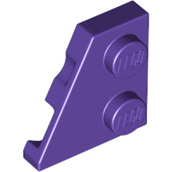 Lego Wedge Plate 2 x 2 Left / Dark Purple