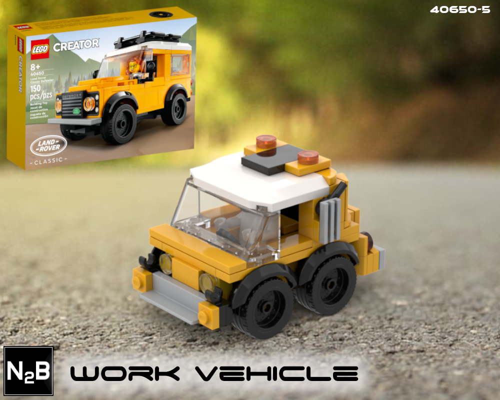 Lego Work Vehicle - LEGO 40650 alternate build 5