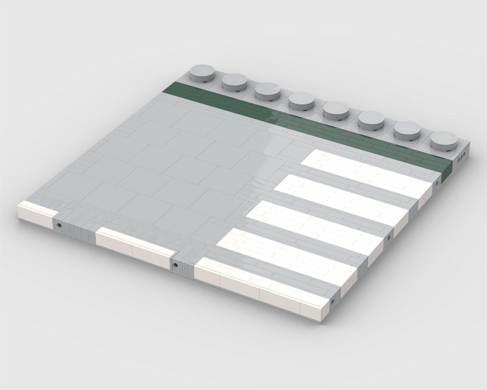 Lego Upscaled roadplate Xing