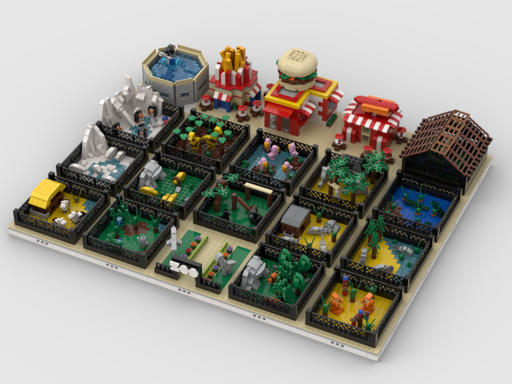 Lego Modular ZOO | Build from 20 MOCs
