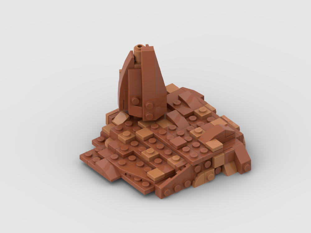 Lego Mini Geonosis landscape