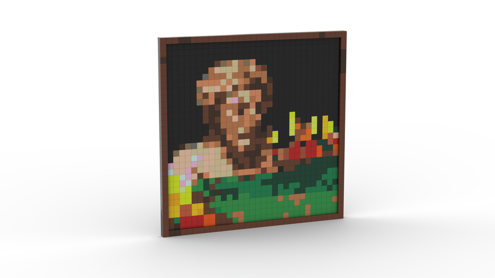 Lego Bust Painting (32x32)
