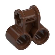 Lego Technic Axle and Pin Connector Perpendicular Double / Brown