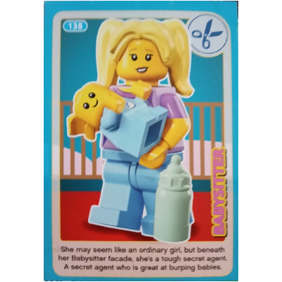 Lego Trading Card, Create the World Incredible Inventions - Babysitter