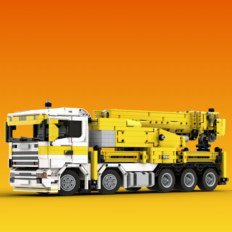 Lego Scania 164L heavy duty crane truck