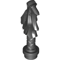 Lego Weapon Sword Hilt with Dragon Head / Black