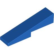 Lego Brick Sloped 1 x 4 with 1 x 2 Cutout / Blue