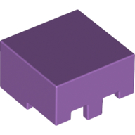 Lego Helmet Rectangular / Medium Lavender