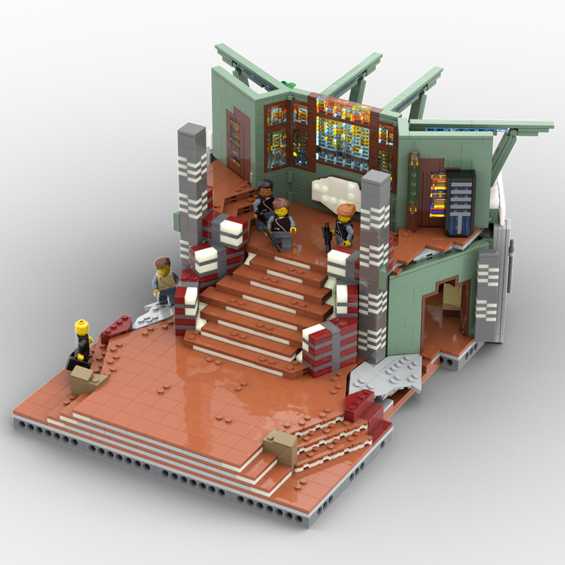 Lego Stargate Atlantis Staircase & Balkony