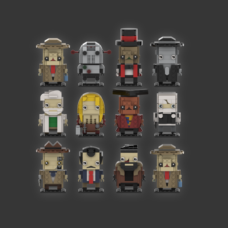 Lego Fallout Brickhead Bundle - Fallout New Vegas - Fallout 4 - Fallout TV show