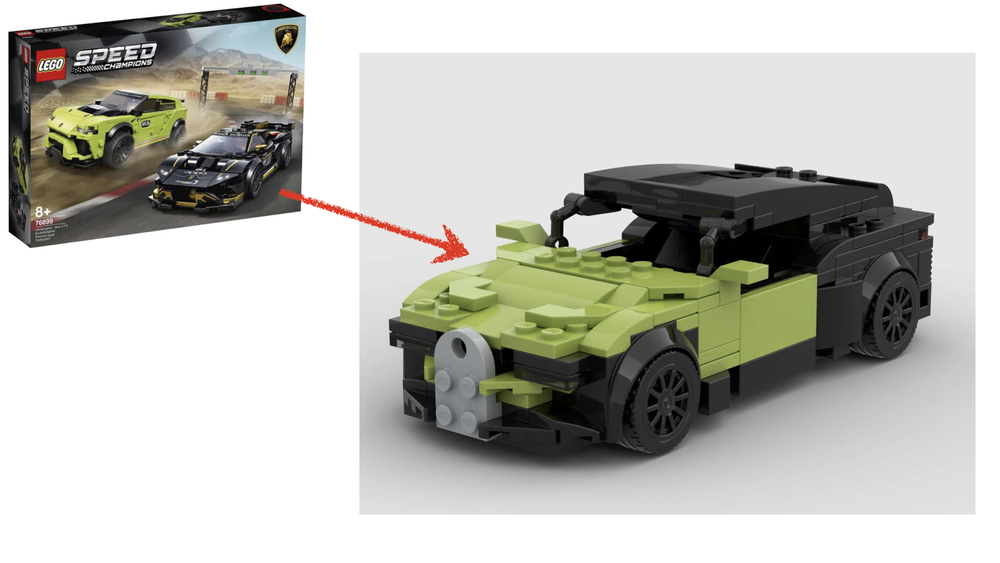 Lego 76899 - Alternative C Model - Bugatti Chiron