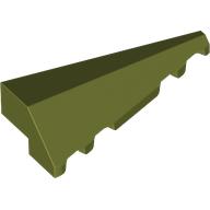 Lego Brick Wedged, Sloped 2 x 5 Right / Olive Green