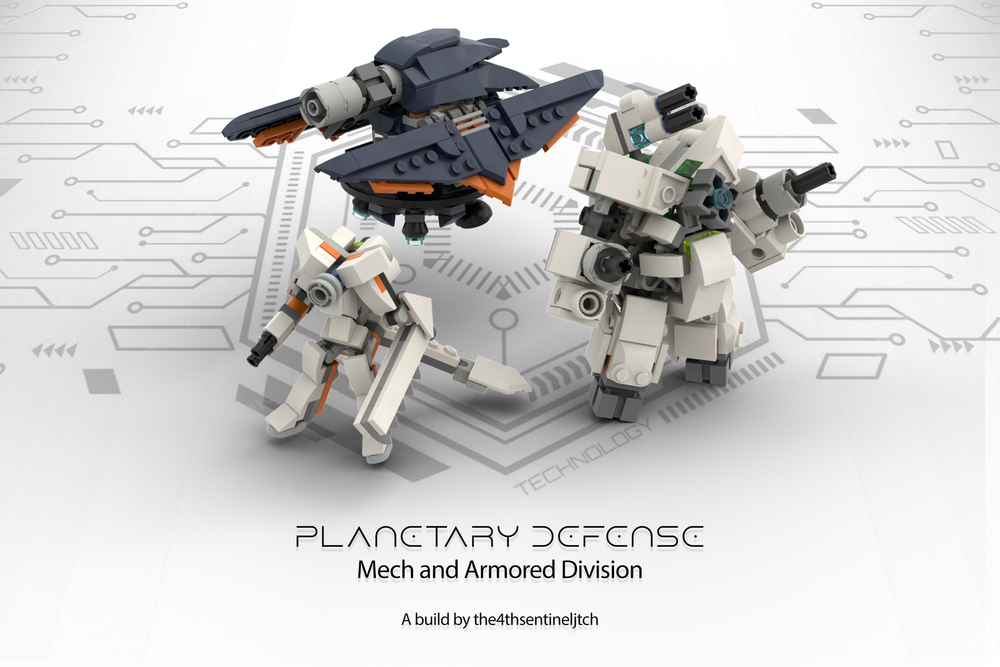Lego Planetary Defense // Mech & Armored Division (31115, 31126 x 2)
