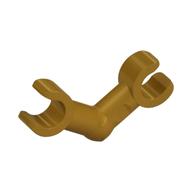 Lego Arm Skeleton [Bent / 2 Clips] / Pearl Gold