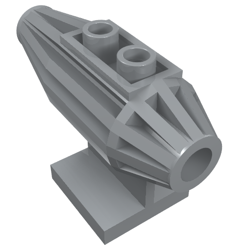 Lego Engine, Strakes, 2 Top Studs, 2 x 2 Bottom Tile / Light Bluish Gray