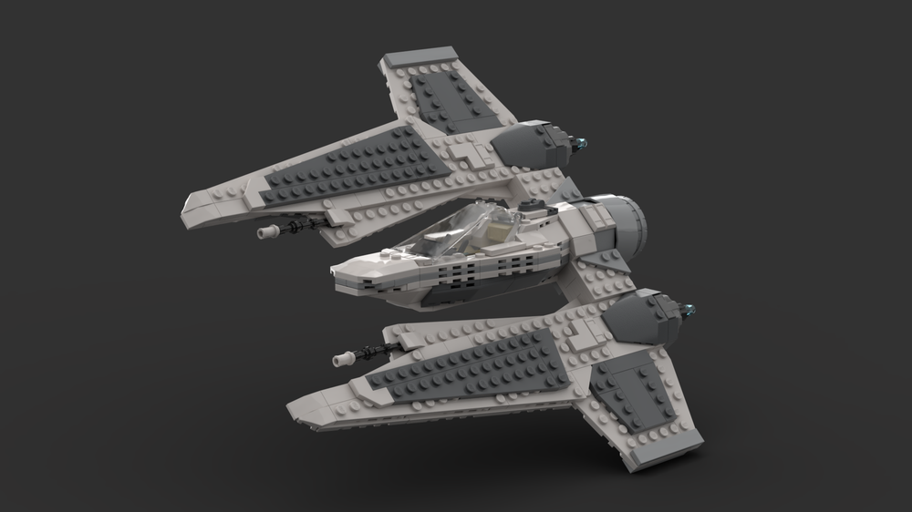 Lego 75348 Fang Fighter [MOD FOR SPINNING]